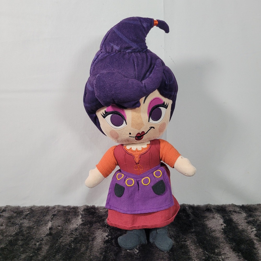 Disney Hocus Pocus Mary Sanderson Plush Doll 12 inch Halloween Stuffed Toy